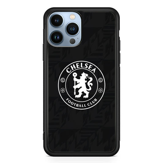 Chelsea FC Pattern of Jersey iPhone 15 Pro Case