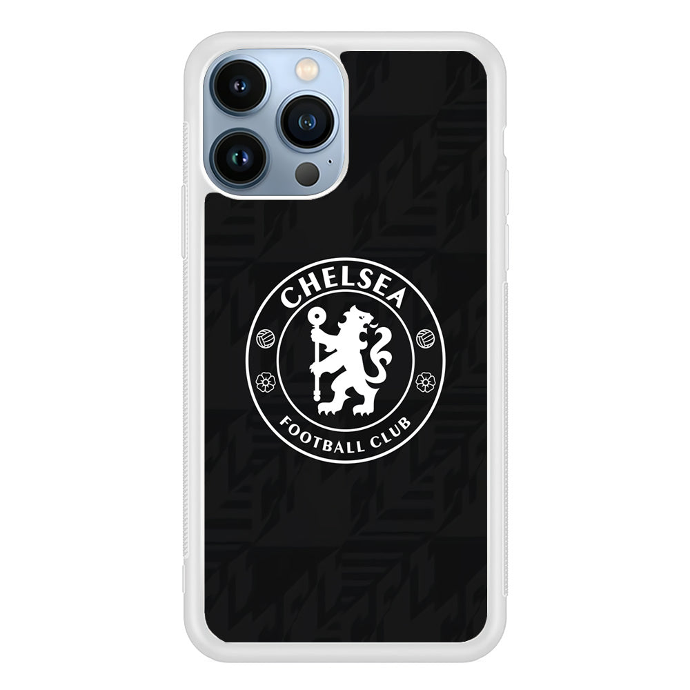 Chelsea FC Pattern of Jersey iPhone 14 Pro Case