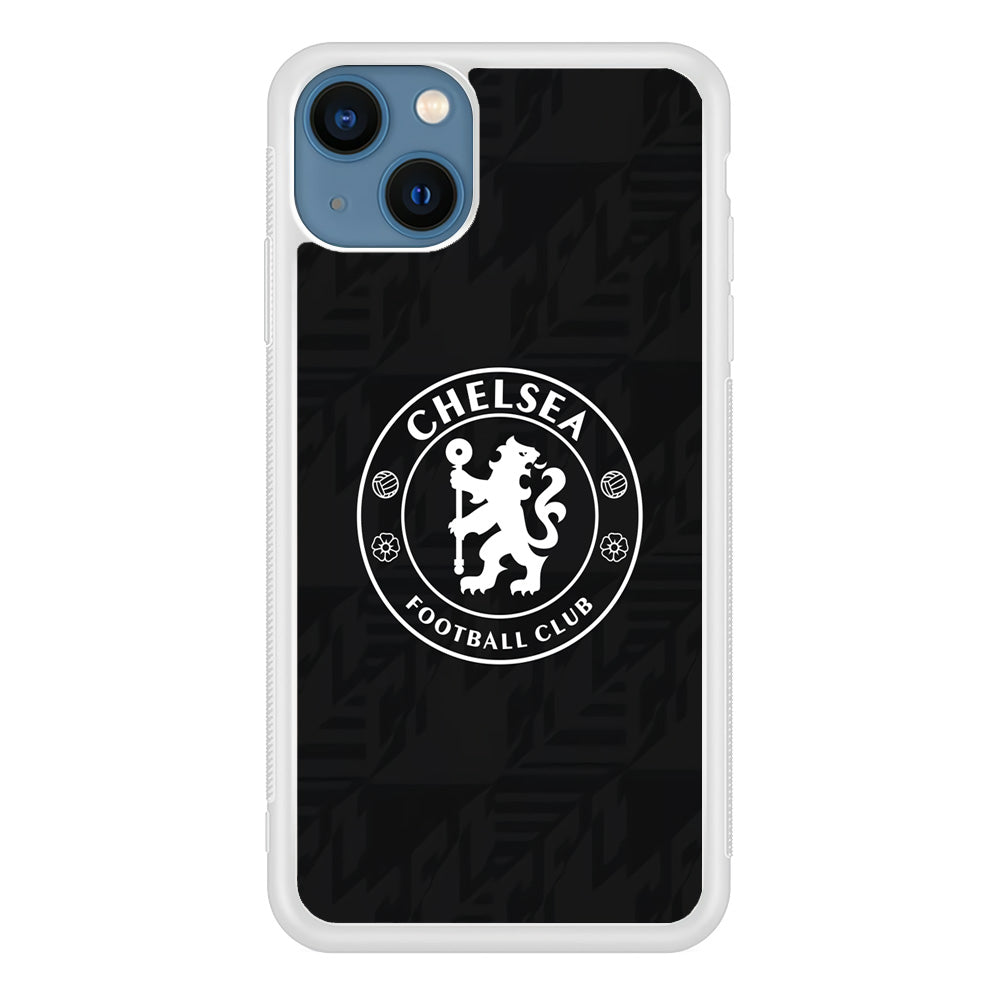 Chelsea FC Pattern of Jersey iPhone 15 Case
