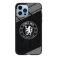 Chelsea FC Pattern of Jersey iPhone 15 Pro Case