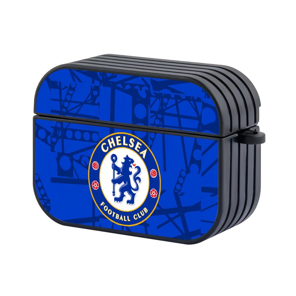 Chelsea Pattern Jersey Home Hard Plastic Case Cover For Apple Airpods Pro - Ezzystore