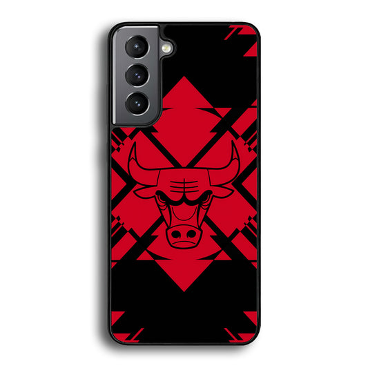 Chicago Bulls Aesthetic Shapes Samsung Galaxy S21 Plus Case - Ezzystore