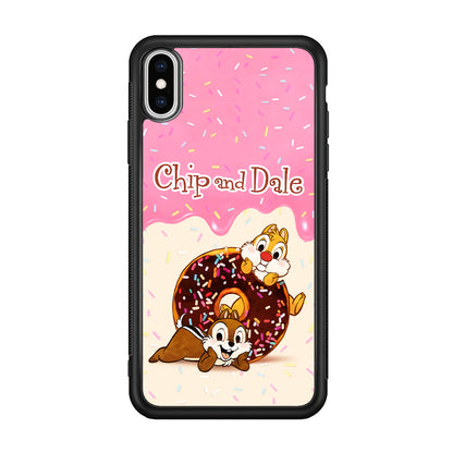 Chip And Dale Donut Creamy iPhone XS Case