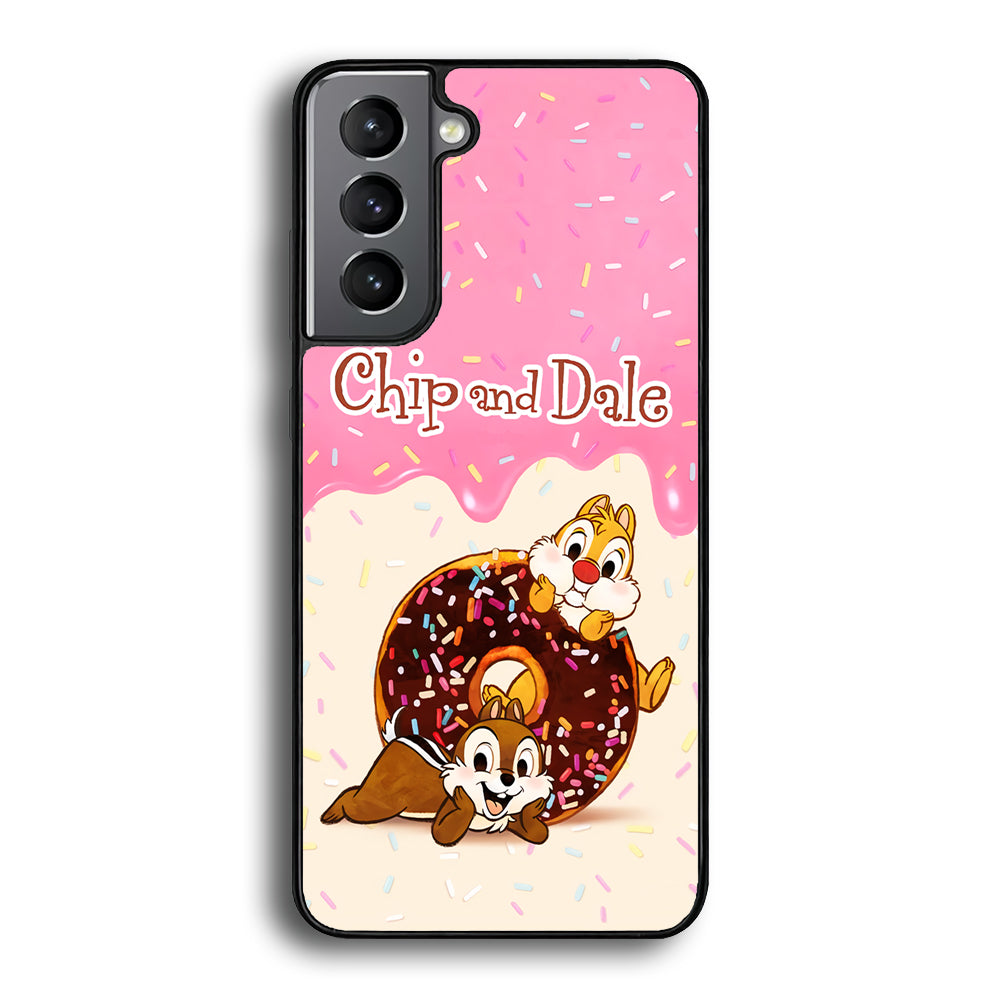 Chip And Dale Donut Creamy Samsung Galaxy S24 Case - Ezzystore