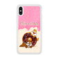 Chip And Dale Donut Creamy iPhone XS Case