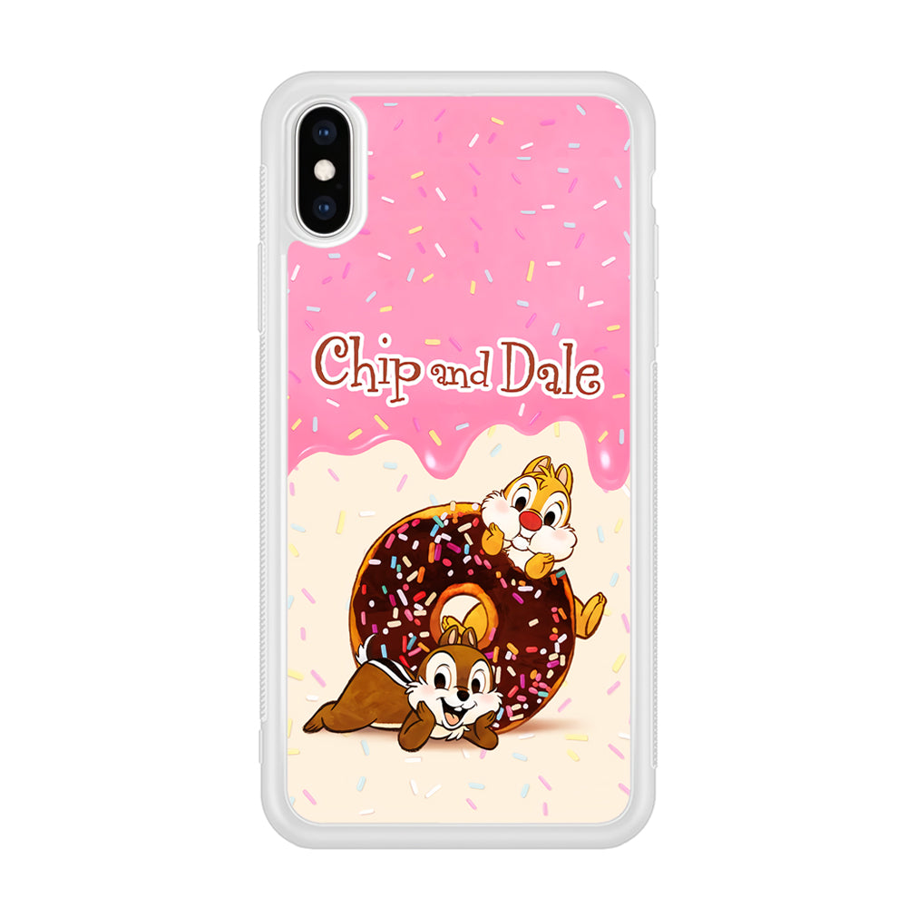 Chip And Dale Donut Creamy iPhone XS Case