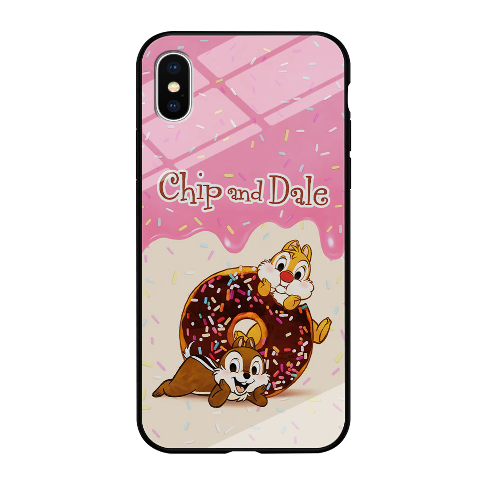 Chip And Dale Donut Creamy iPhone X Case