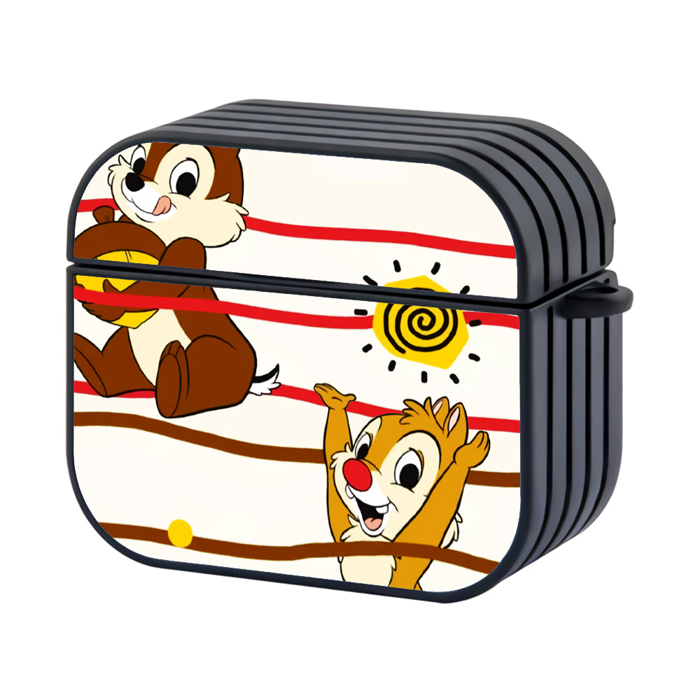 Chip And Dale In Summer Hard Plastic Case Cover For Apple Airpods 3 - Ezzystore