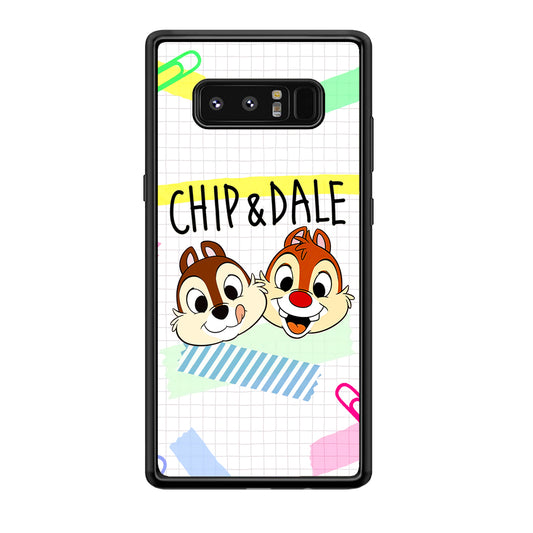 Chip And Dale Paper Clip Aesthetic Samsung Galaxy Note 8 Case