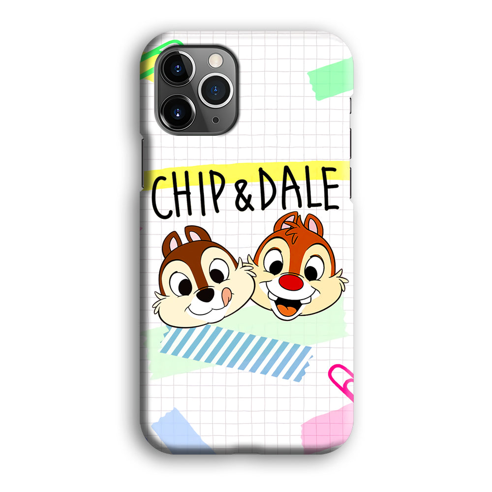 Chip And Dale Paper Clip Aesthetic iPhone 12 Pro Max Case