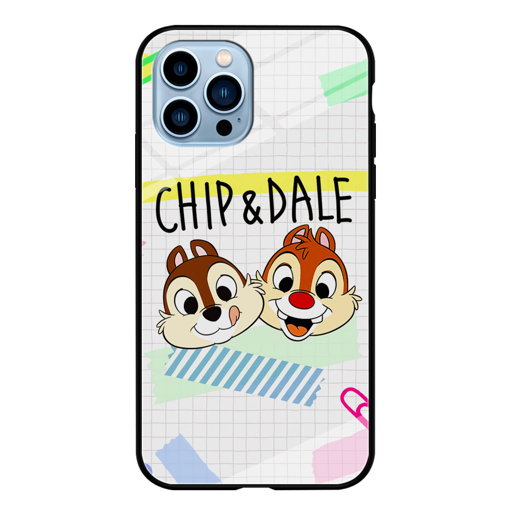 Chip And Dale Paper Clip Aesthetic iPhone 15 Pro Case