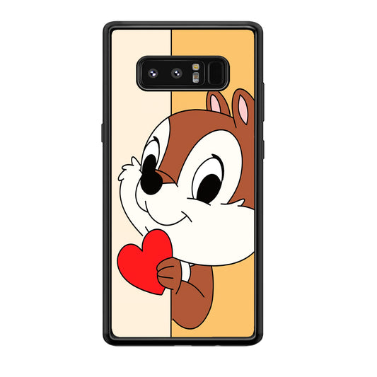 Chip Character Give Love Chip And Dale Samsung Galaxy Note 8 Case
