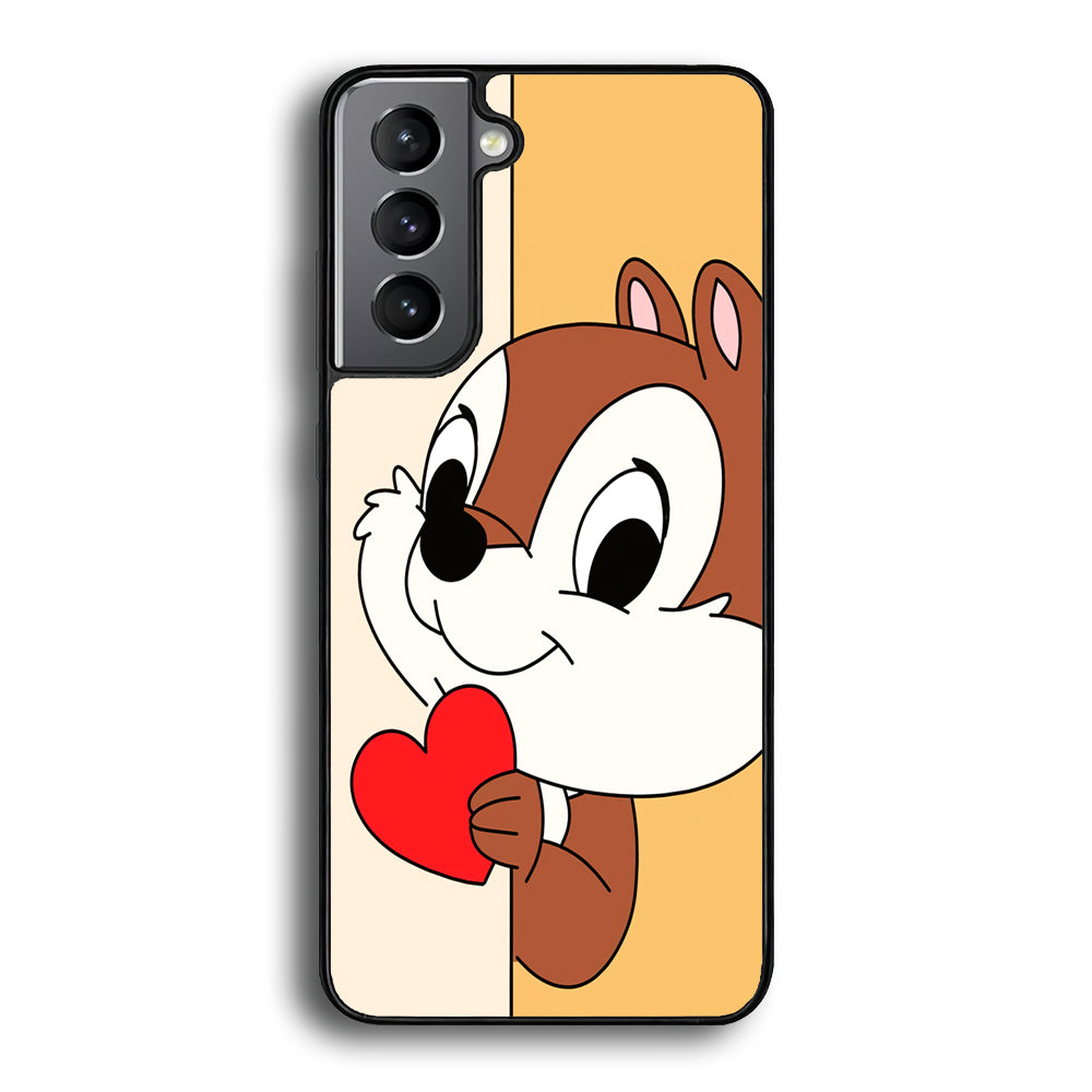Chip Character Give Love Chip And Dale Samsung Galaxy S22 Case - Ezzystore