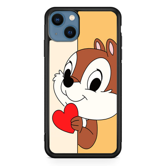 Chip Character Give Love Chip And Dale iPhone 14 Case