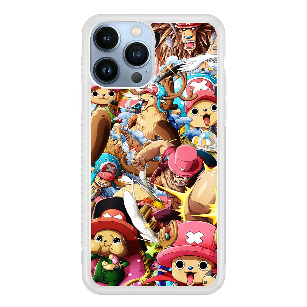 Chopper One Piece Transformation Character iPhone 14 Pro Max Case
