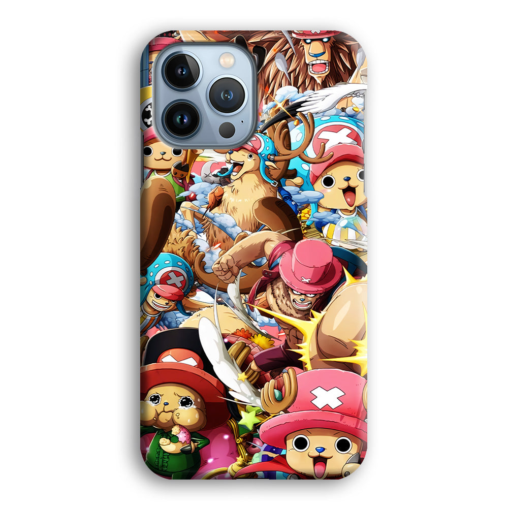 Chopper One Piece Transformation Character iPhone 14 Pro Max Case