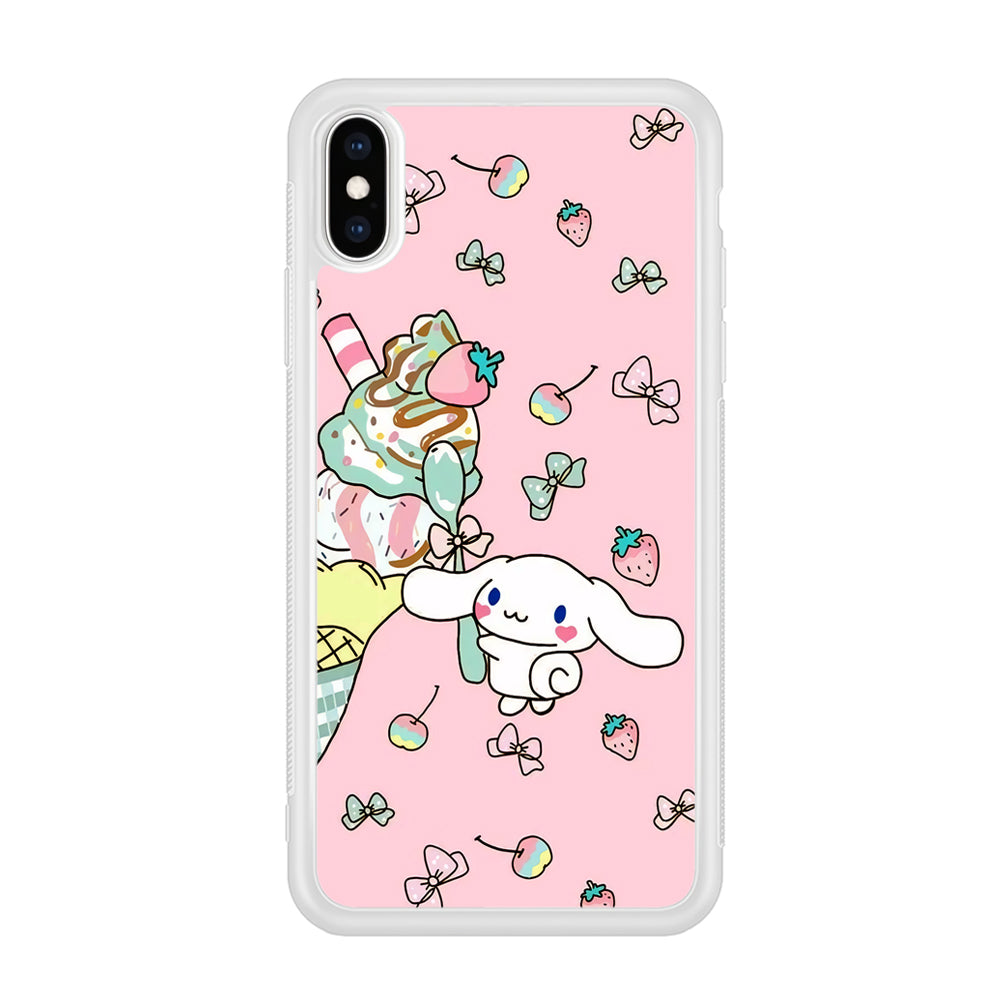 Cinnamoroll Ice Cream Dessert iPhone X Case