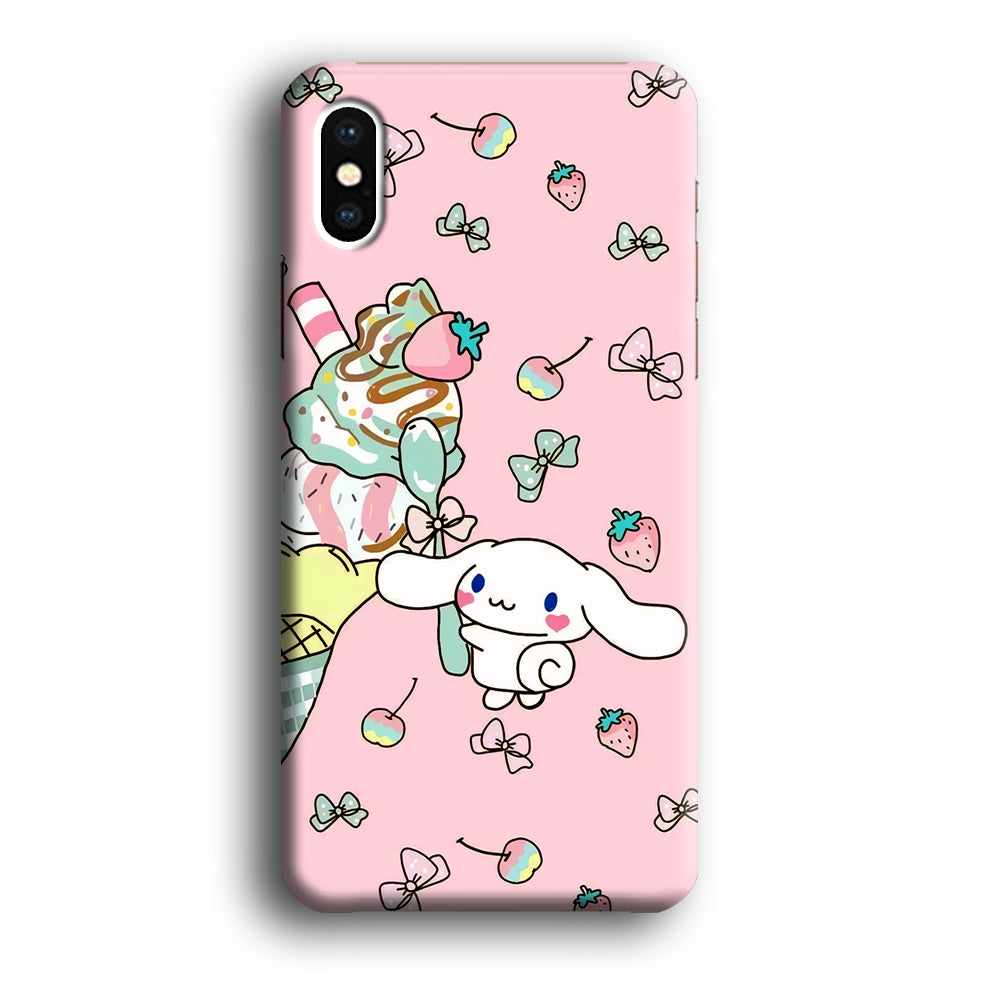 Cinnamoroll Ice Cream Dessert iPhone X Case