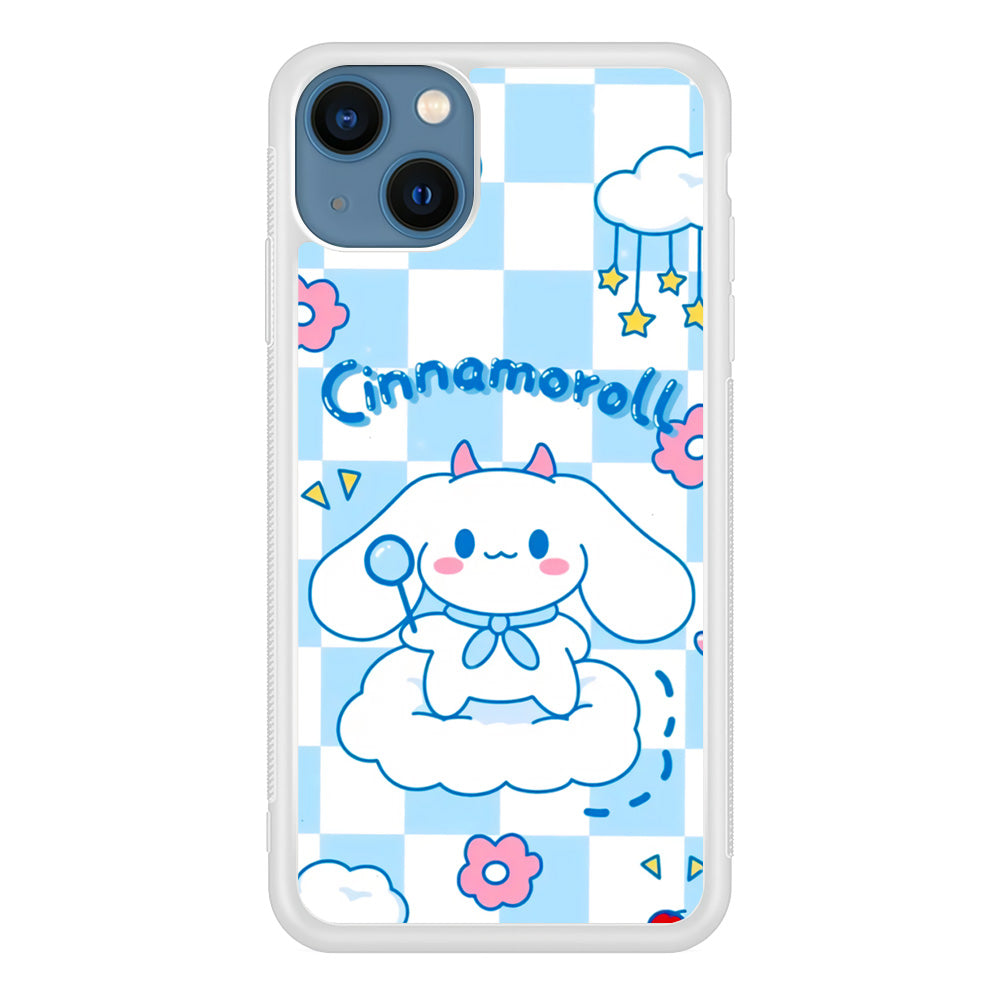 Cinnamoroll Square Of Aesthetic iPhone 14 Case