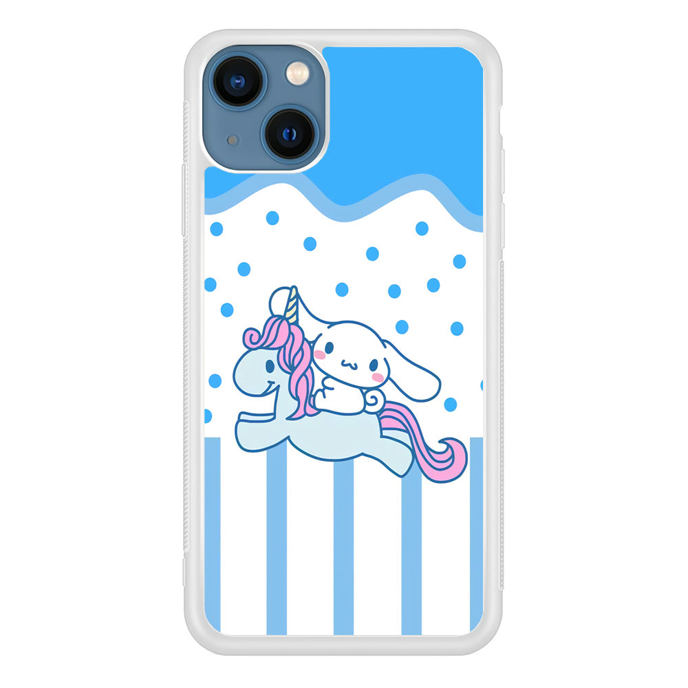 Cinnamoroll With Unicorn iPhone 14 Case