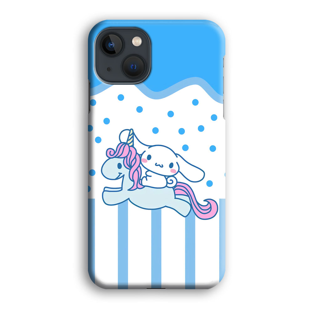 Cinnamoroll With Unicorn iPhone 15 Plus Case