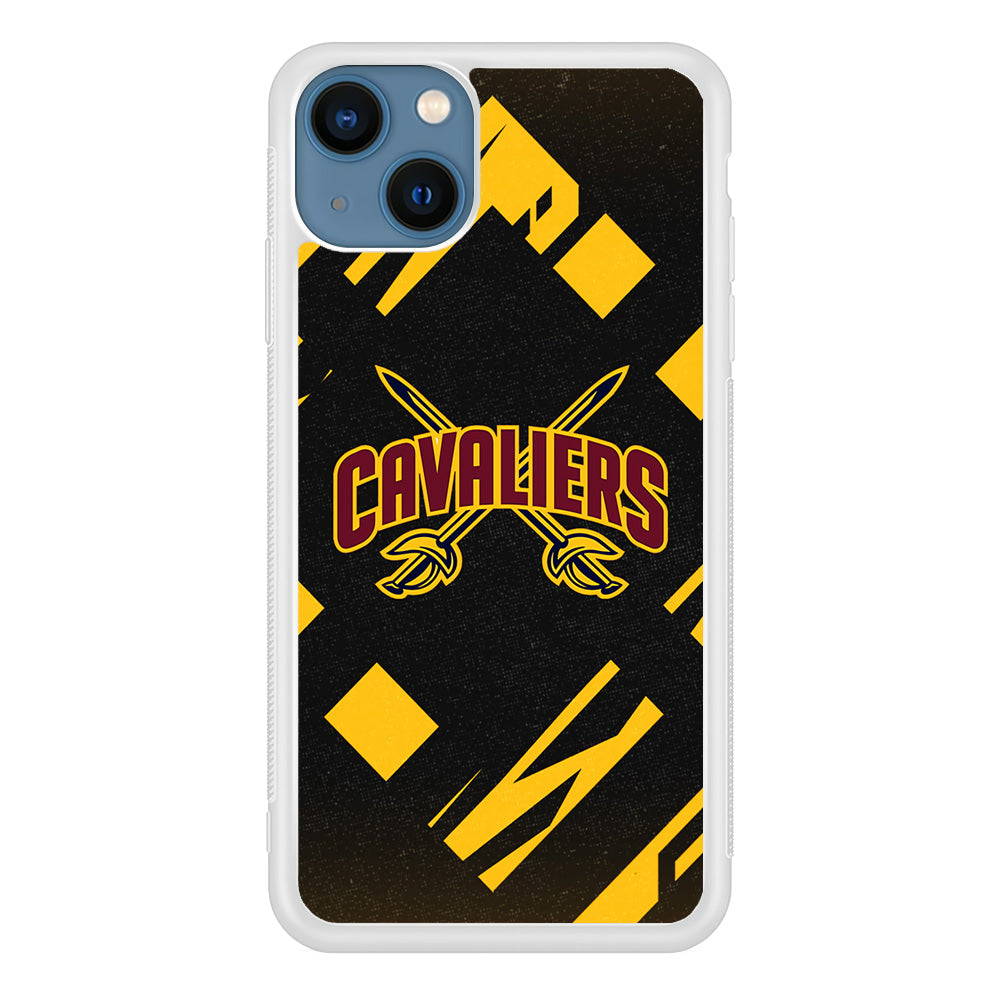 Cleveland Cavaliers Yellow Pattern iPhone 15 Case