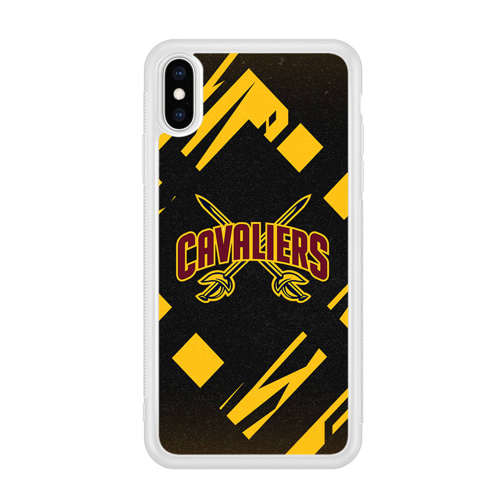 Cleveland Cavaliers Yellow Pattern iPhone XS Case