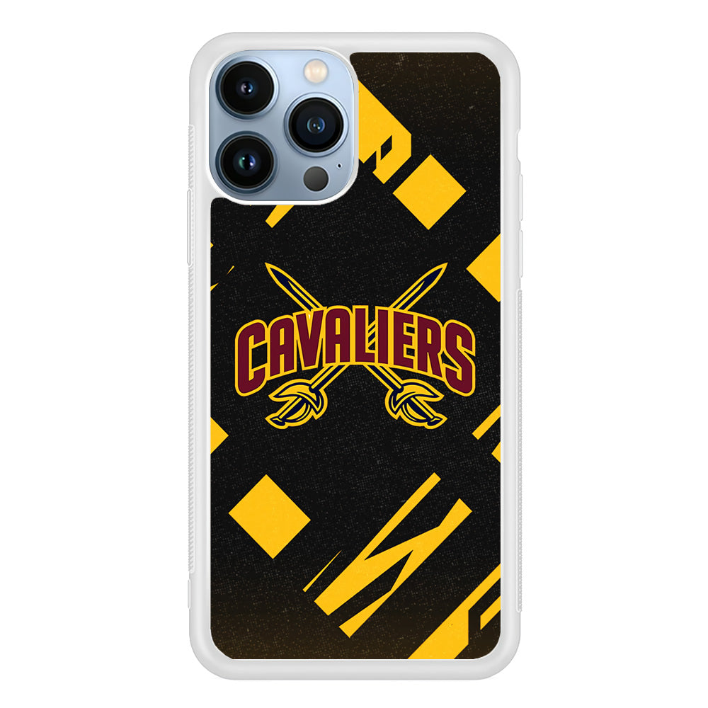Cleveland Cavaliers Yellow Pattern iPhone 15 Pro Max Case