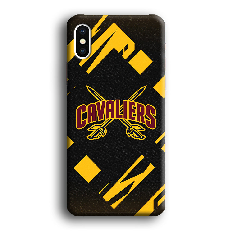 Cleveland Cavaliers Yellow Pattern iPhone X Case
