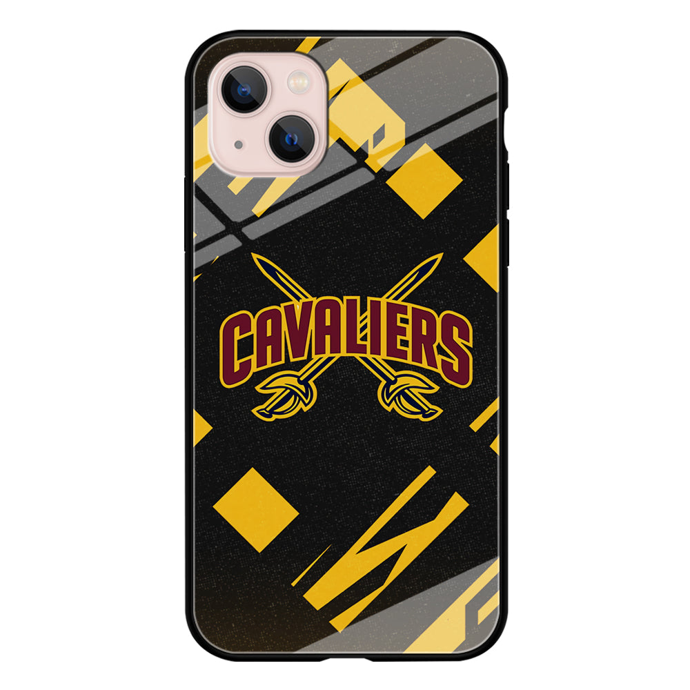 Cleveland Cavaliers Yellow Pattern iPhone 14 Case