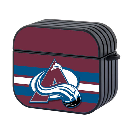 Colorado Avalanche NHL Team Hard Plastic Case Cover For Apple Airpods 4 - Ezzystore