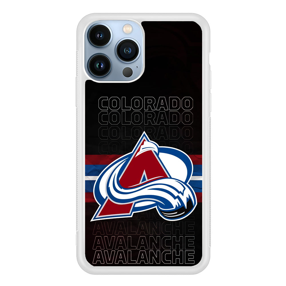 Colorado Avalanche Word Of Team iPhone 15 Pro Case