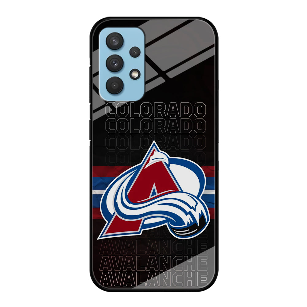 Colorado Avalanche Word Of Team Samsung Galaxy A32 Case