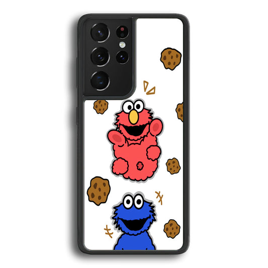 Cookie and Elmo Cookies Samsung Galaxy S24 Ultra Case - Ezzystore