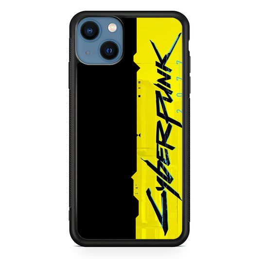 Cyberpunk Black Yellow iPhone 15 Case