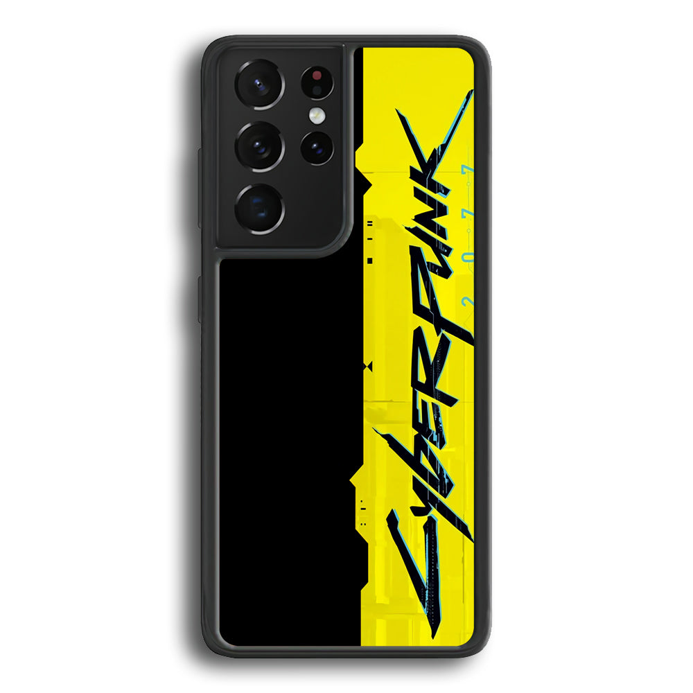 Cyberpunk Black Yellow Samsung Galaxy S23 Ultra Case - Ezzystore