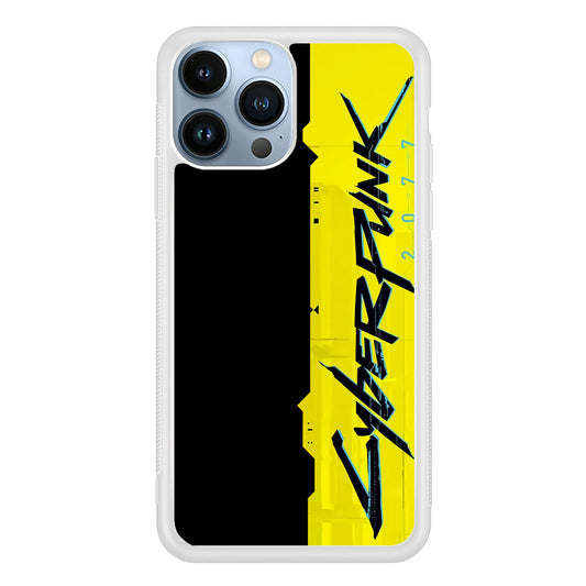 Cyberpunk Black Yellow iPhone 14 Pro Max Case