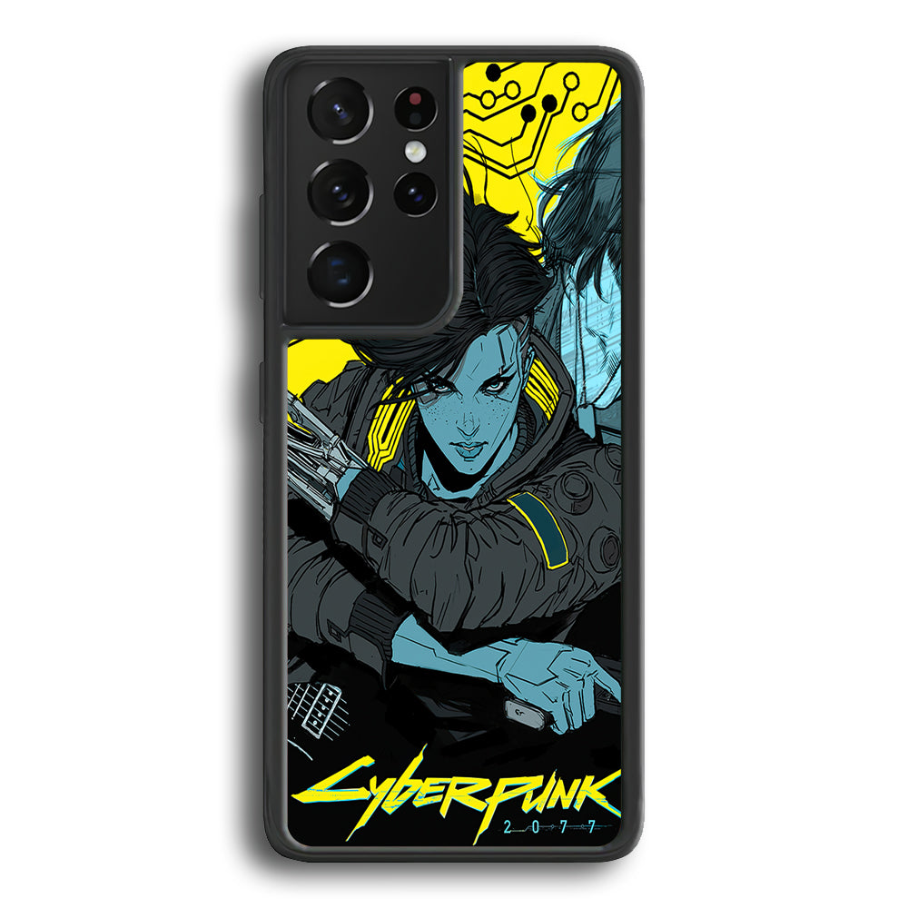 Cyberpunk Judy Character Samsung Galaxy S22 Ultra Case - Ezzystore