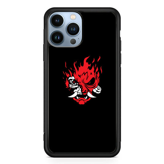 Cyberpunk Logo Black iPhone 15 Pro Case