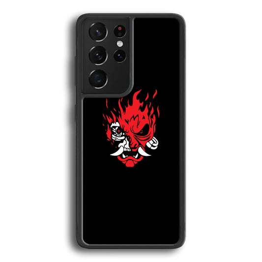 Cyberpunk Logo Black Samsung Galaxy S22 Ultra Case - Ezzystore