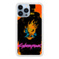 Cyberpunk Samurai Paint Art iPhone 15 Pro Max Case