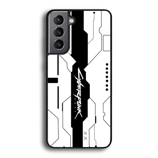Cyberpunk White Pattern Samsung Galaxy S24 Plus Case - Ezzystore