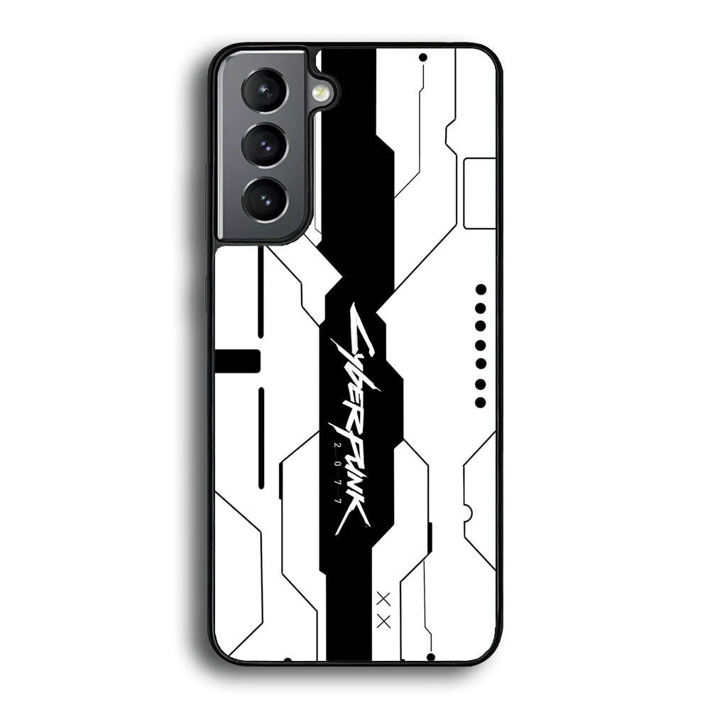 Cyberpunk White Pattern Samsung Galaxy S23 Plus Case - Ezzystore