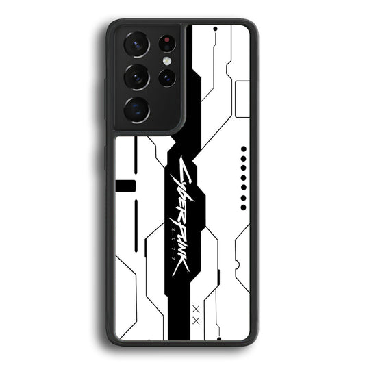 Cyberpunk White Pattern Samsung Galaxy S23 Ultra Case - Ezzystore