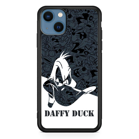 Daffy Duck Silhouette Of Pattern iPhone 14 Case