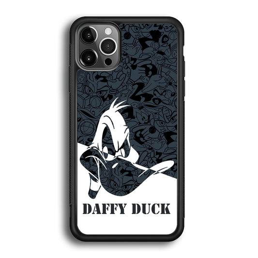 Daffy Duck Silhouette Of Pattern iPhone 12 Pro Max Case