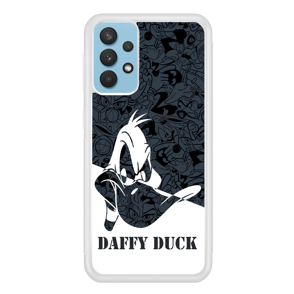 Daffy Duck Silhouette Of Pattern Samsung Galaxy A32 Case
