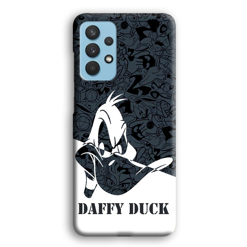Daffy Duck Silhouette Of Pattern Samsung Galaxy A32 Case