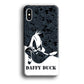 Daffy Duck Silhouette Of Pattern iPhone X Case