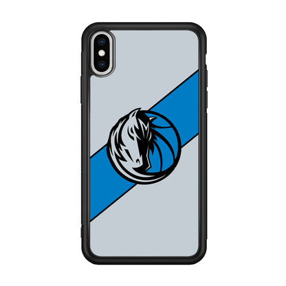 Dallas Mavericks Stripe Blue iPhone XS Case